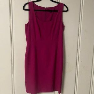 Ann Taylor Fuschia Scoop Neck Tank Dress